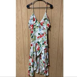 Bardot Off the Shoulder High/Low Maxi Dress